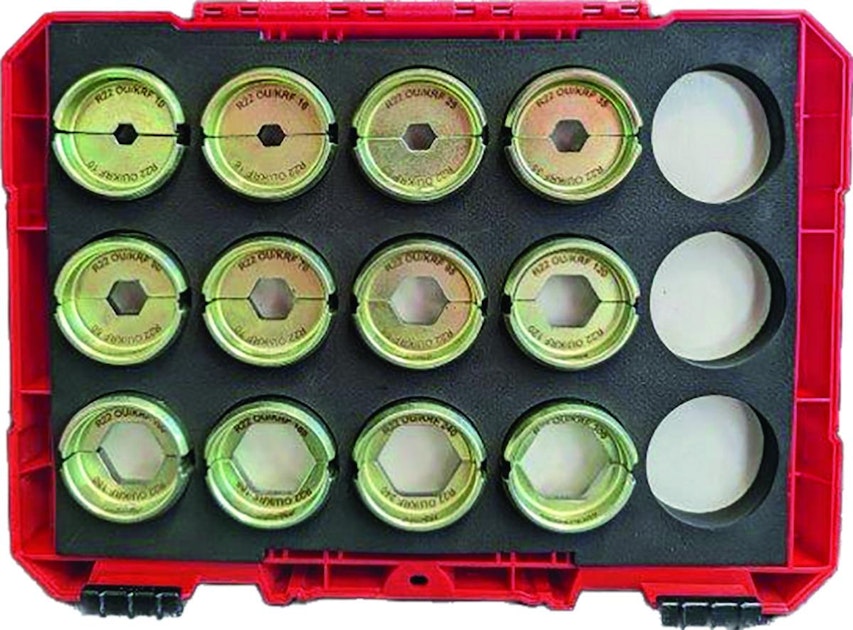 MILWAUKEE CRIMP DIE KIT MILWAUKEE OU/KRF22 Punches And Dies Onninen