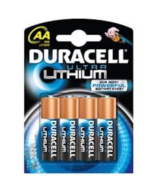 DURACELL LITHIUM BATTERY DURACELL ULTRA LITHIUM AA/FR6 | Batteries ...