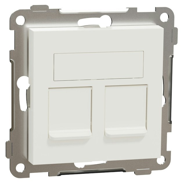 TELE OUTLET ELKO RS16/PLUS MOD OUTLET 2X8 C6 UTP TL FLAT | Kontakter ...