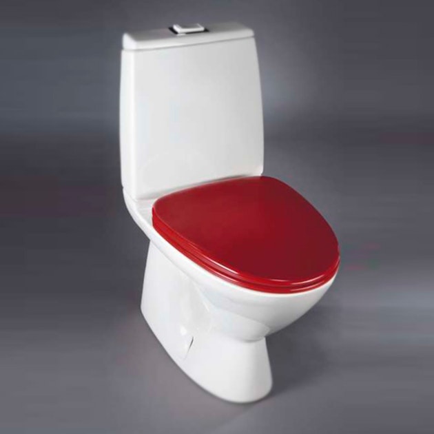 VIVA SEAT, HARD, RUBY RED VIVA SEAT, HARD, RUBY RED Toilet Seat