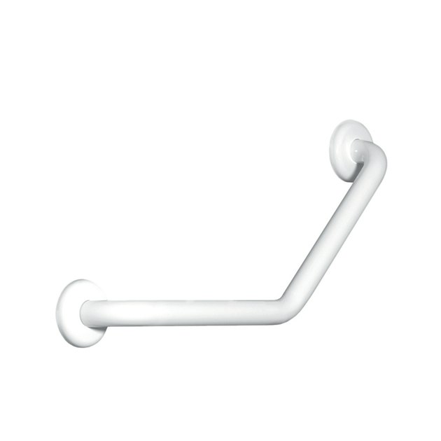 K-DESIGN ANGULAR GRAB BAR KDESIGN EH-1212-PCX WHITE STEEL | Bathroom ...