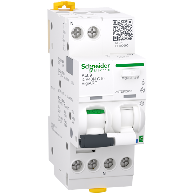 SCHNEIDER ELECTRIC AFDD ACTI 13 ACTIVE ARC FAULT DETECTION RCB ...