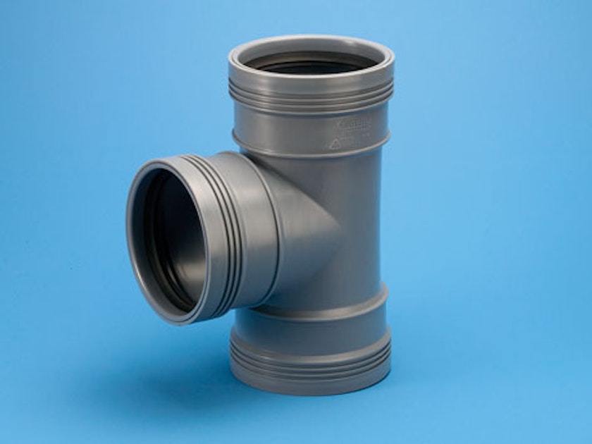 WAVIN HT SOCKET BRANCH WAVIN 50x50x88,5 PP | Sound absorbing plastic ...