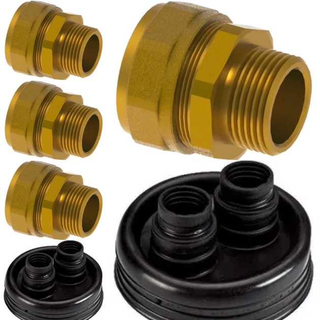 FLEXTRA CONNECTION SET FLEXTRA FAST 40mm Pex Fittings For Pex Pipes