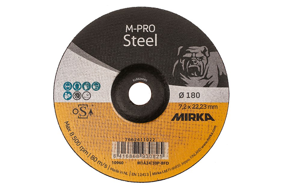 MIRKA NAPALAIKKA MIRKA M-PRO 180X7,2X22,2MM M1A24/30P-BFD | Katkaisu ...