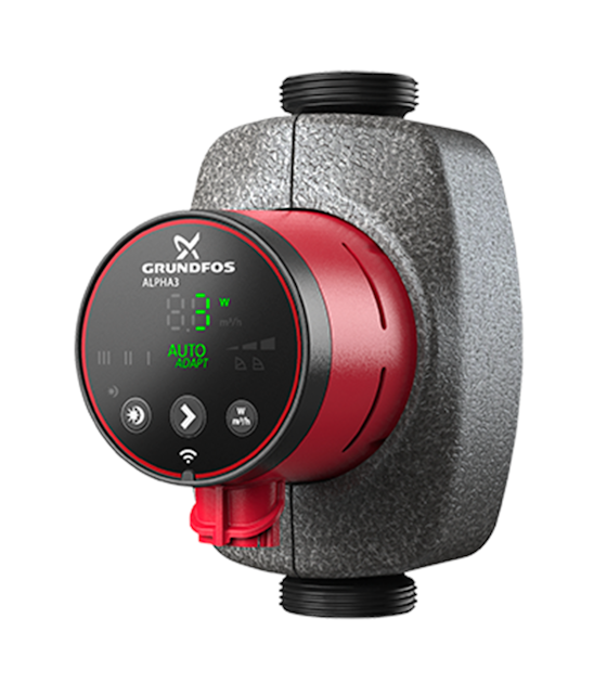 GRUNDFOS LAMPOJOHTOPUMPPU GRUNDFOS ALPHA3 25-80 180 1X230V ...