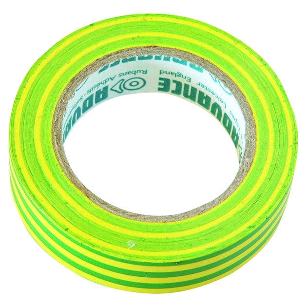 OPAL ELECTRICAL TAPE 19mmx20m YELLOW/GREEN Electrical Tapes Onninen