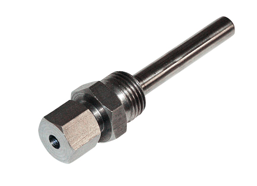 TERMOTECH TB2 100, G1/2in AISI 316L SENSOR POCKET 6 MM | Temperature ...