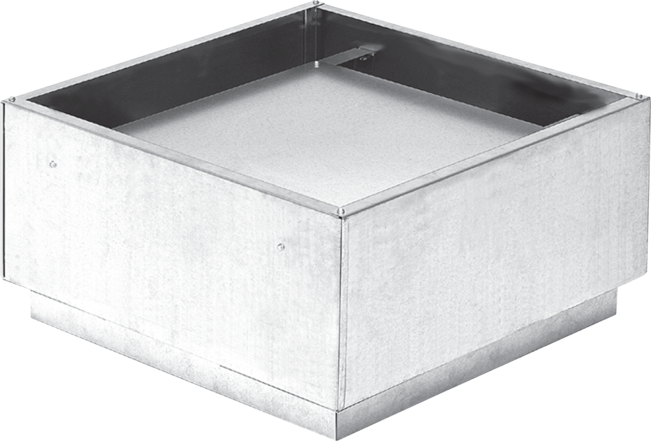 LINDAB RECTANGULAR ROOF HOOD HRR 400 X 400 | Air Diffusers | Onninen