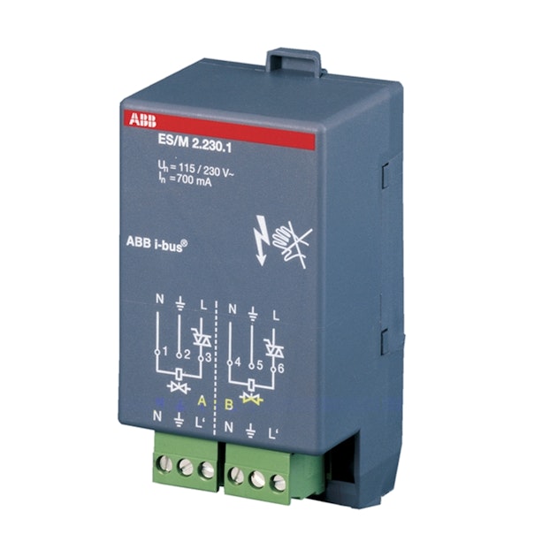 INPUT MODULE KNX EL. RELAY 2 FOLD 230V | Bygg EIB / KNX | Onninen AS