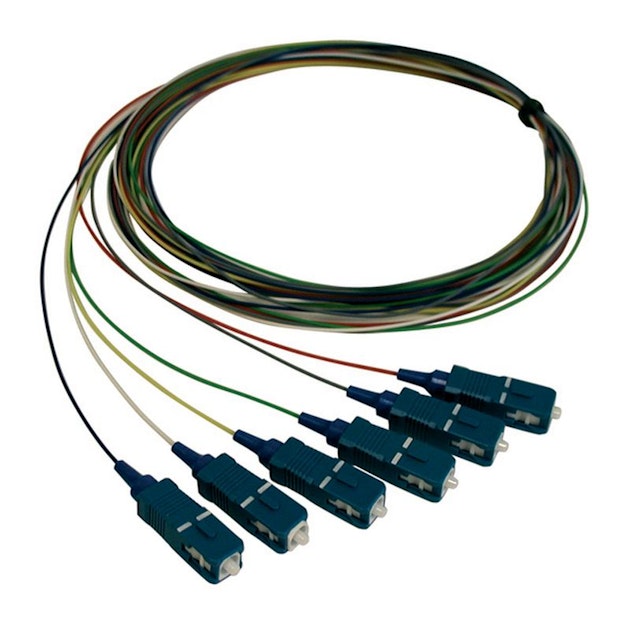 FINNFLASH PIGTAIL SET 6XSC SM 2M (Y) Fibre Optic Adapters And