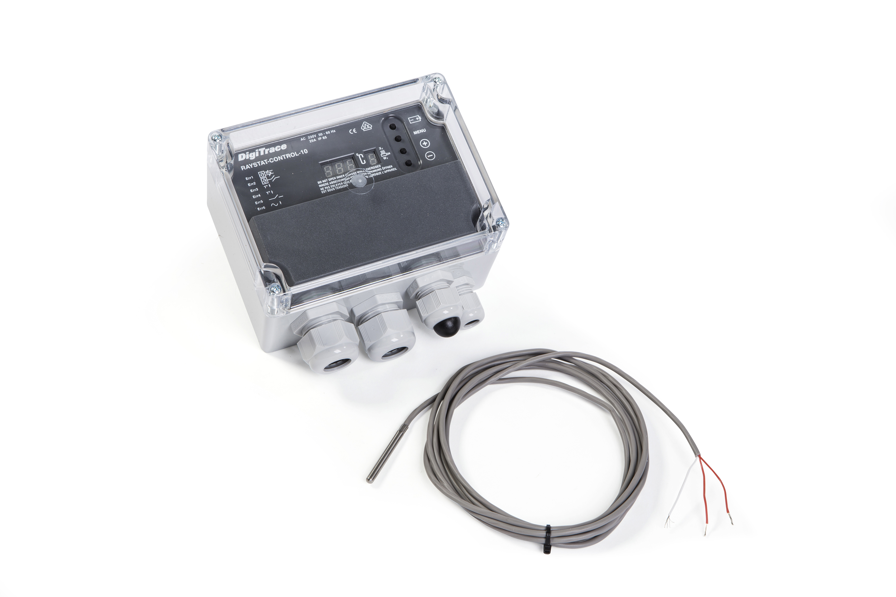 RAYSTAT-CONTROL-10 Raychem Thermostat AC 230V 50-60Hz 25A IP65 