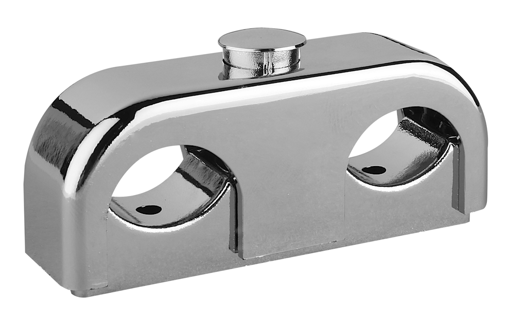 FALUPLAST RÖRKLAMMA 2-RÖR 18-22MM KROM. 40CC | Rörklämmor Plast | Onninen