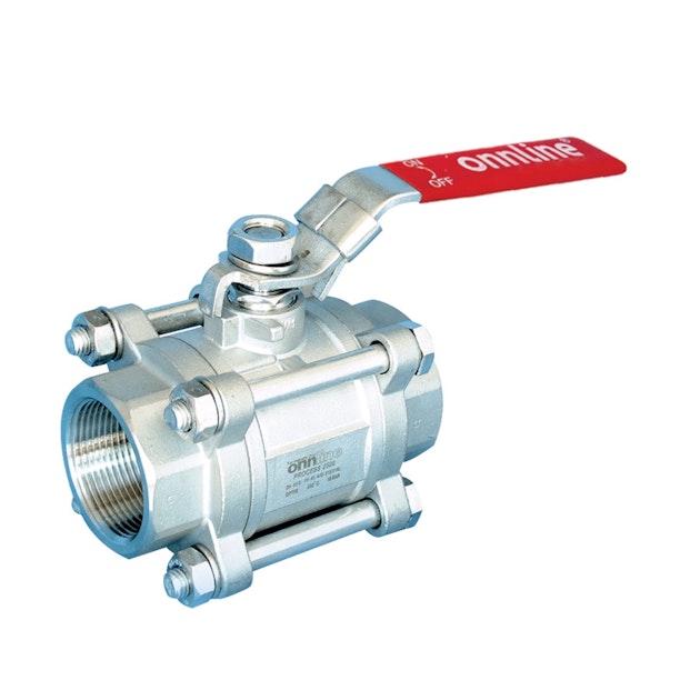 ONNLINE ONNLINE BALL VALVE DN80 PN40 2500 K FB C 316 | Stainless Steel Ball  Valves | Onninen