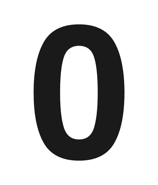 TURVAKAUPPA NUMBER 0 STICKER 100mm | Signs | Onninen