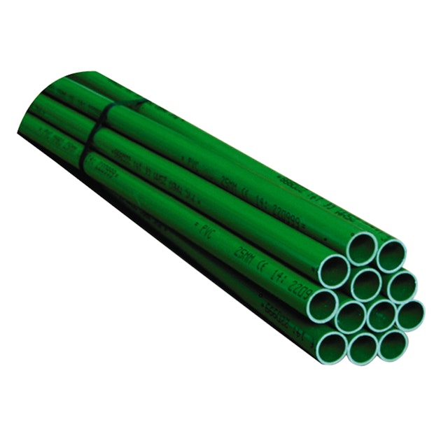25MM-4M GRØNN GLATT EL-RØR EL - RØR | Plastrør glatte PVC | Onninen AS