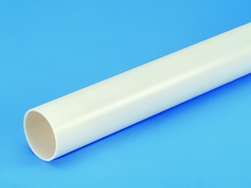 El-rør rette/glatte 20mm lengde 4M gul/hvite | Plastrør glatte PVC ...