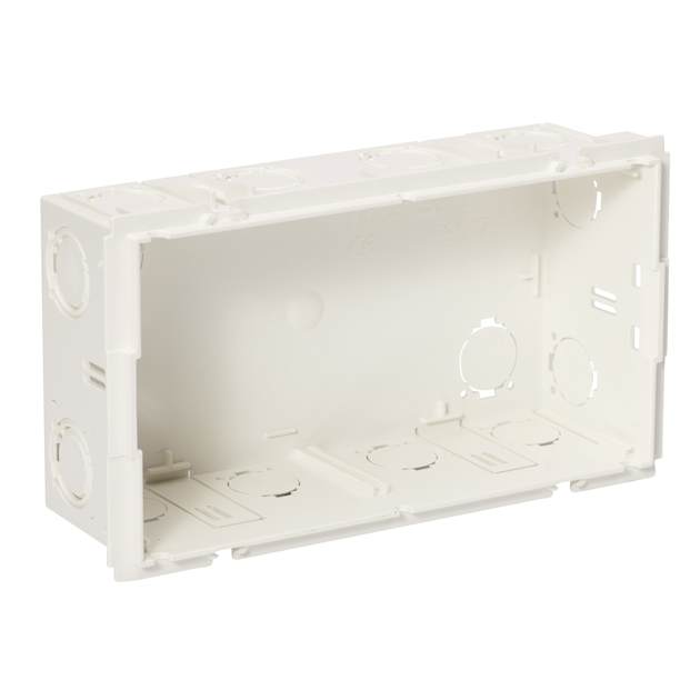 SCHNEIDER ELECTRIC MOUNTING BOX DOUBLE CYB-D40 F80-MOUNTING PLASTIC ...