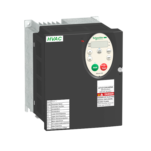 SCHNEIDER ELECTRIC FREQUENCY CONVERTER IP21 ATV212 5,5KW 400V IP21