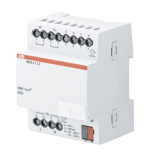 ABB INPUT MODULE KNX WEATHER STATION, 4FOLD, MDRC Installation Bus