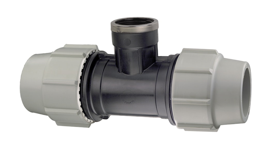 KOPPLING PE T-RÖR -32XR40 PLASSON 7140 PN10 PE-INV.GG-PE | T-rör | Onninen