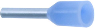 ISOL. ENDEHYLSE 0,25MM2 -12,4 ABIKO 0,25 LYSBLÅ LANG
