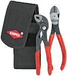 Mini pliers sets in belt tool pouch