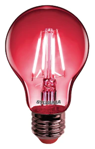 sylvania Sisustuslamppu toledo retro a60 4.1w red 80lm e27 cl ip54