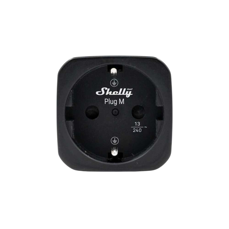 shelly Älypistorasia shelly plug m gen3, musta 2kpl