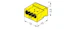 wago Rasialiitin wago 243-504 4-nap,kel,0.2-0.75mm2