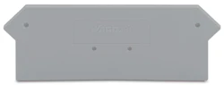 Endeplate 2,5mm² Grå 2+2