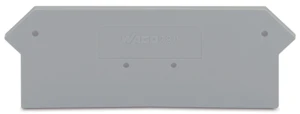 wago Endeplate 2,5mm² grå 2+2