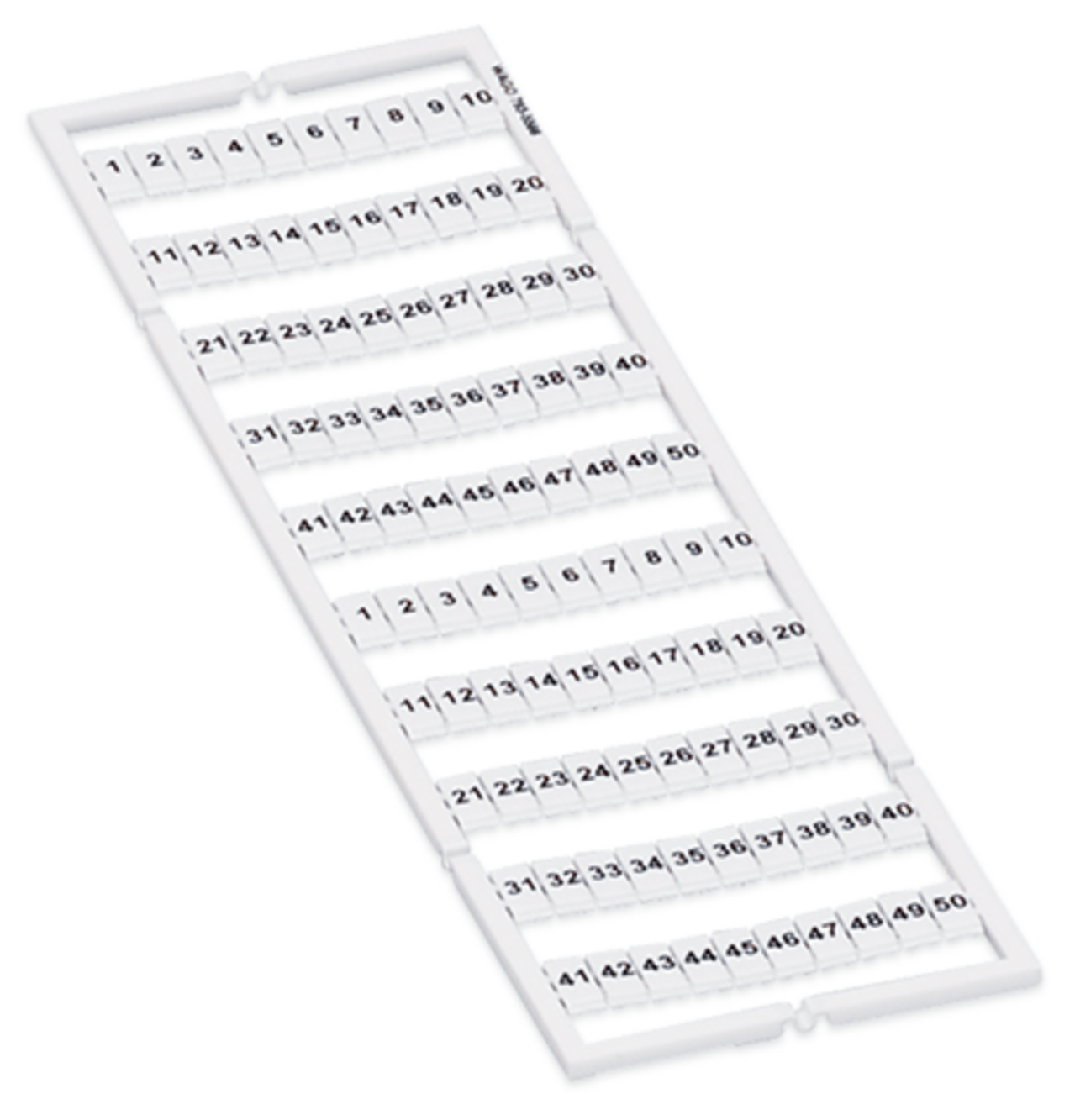 MERKINTÄTARVIKE WAGO MERKINTÄKILPI 1-50