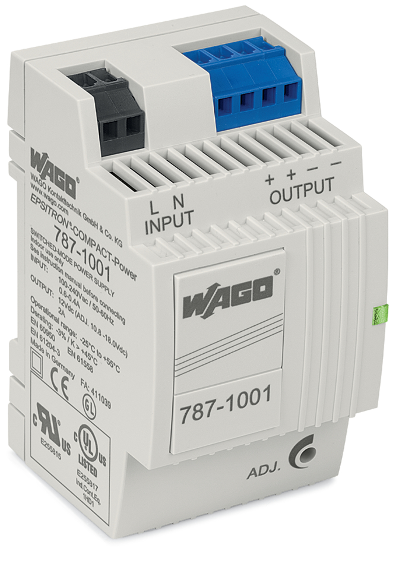 TEHOLÄHDE WAGO 787-1001 12 VDC 2 A