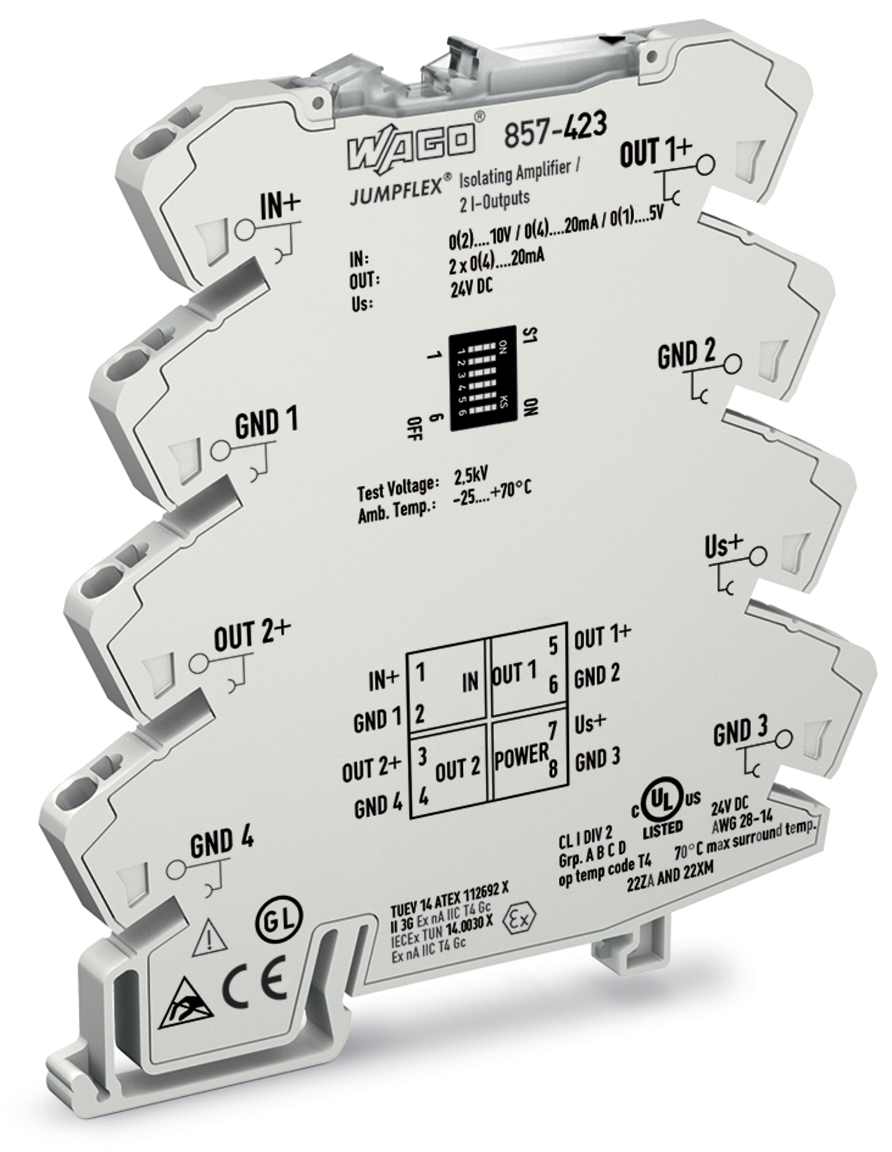 SIGNAL MULTIPLIER 857-423 WAGO NORGE