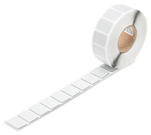 wago Labeling accessory silver, 27x19 mm, 350pcs
