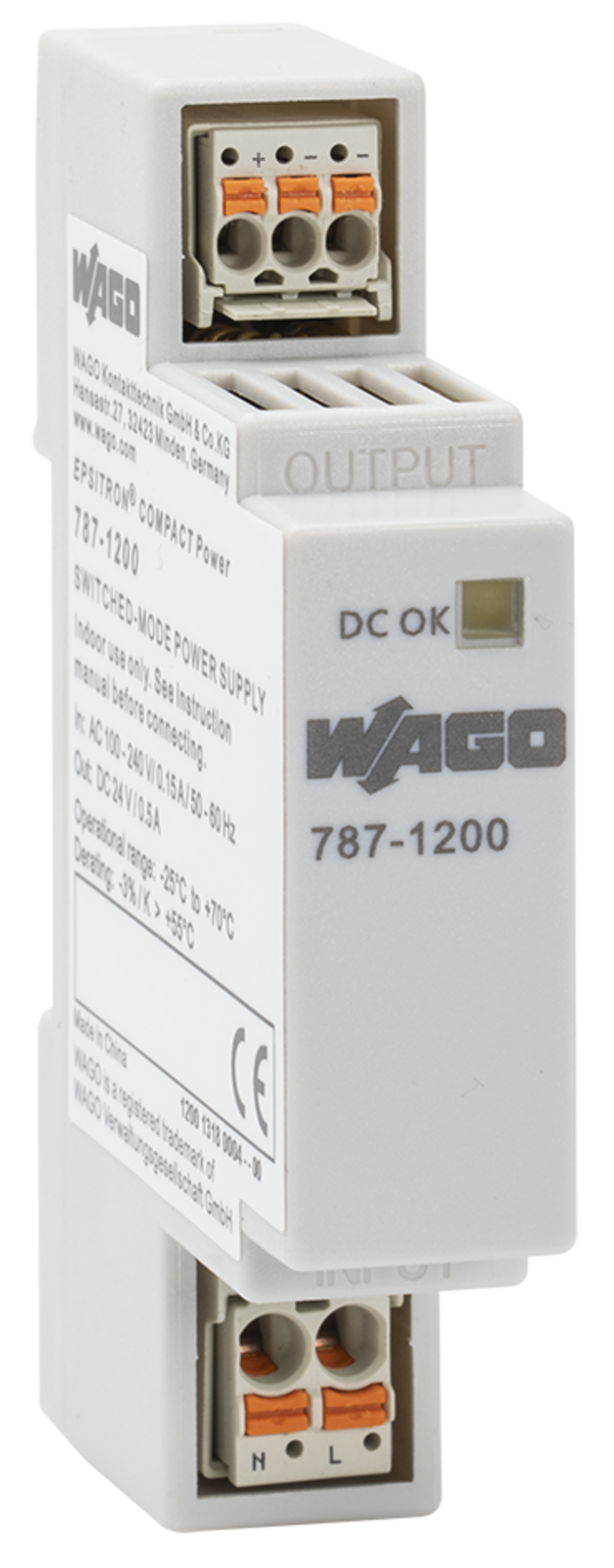 TEHOLÄHDE WAGO COMPACT 24 VDC 0,5 A