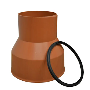 pipelife Pvc pāreja no uzmav. uz betona 160x224mm termouzmava