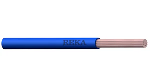 reka by nexans Installationsledning mk35 ljusblå trumma