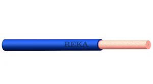 reka by nexans Installationsledning mkem 35 ljusblå