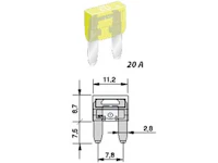 FUSE MINI GM 20A FUSE MINI GM 20A