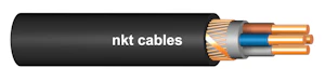nkt Copper power cable-hf nkt exqj 4x2,5/2,5 0,6/1 kv dca