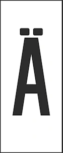 hammarprodukter Markingplate h10w, ä, 50 pac