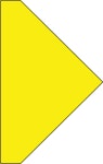MARKING PLATE H-25 ARROW LEFT/RIGHT