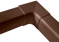 AC DUCT BROWN ARTIPLASTIC 80X60 INTERNAL ELBOW