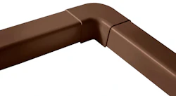 AC DUCT BROWN ARTIPLASTIC 80X60 FLAT BEND