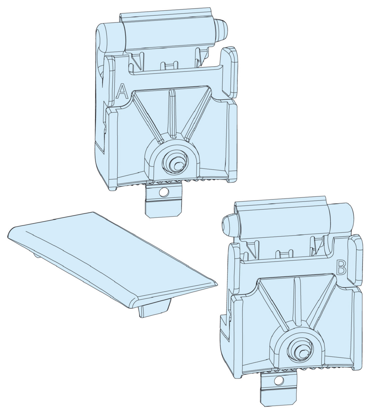 FRONTPLATEHENGSLER 2STK PRISMASET P