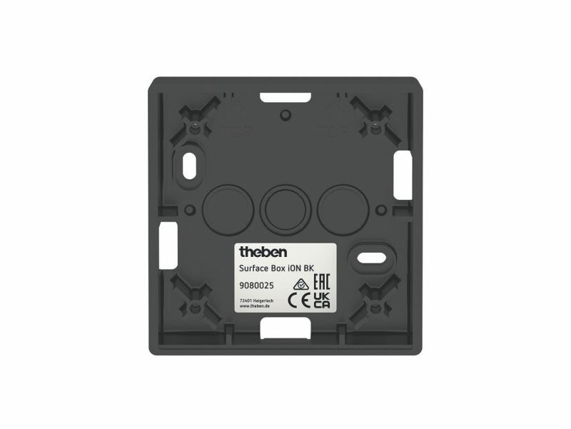 TILLBEHÖR KNX SURFACE BOX ION-BUTTON SVART