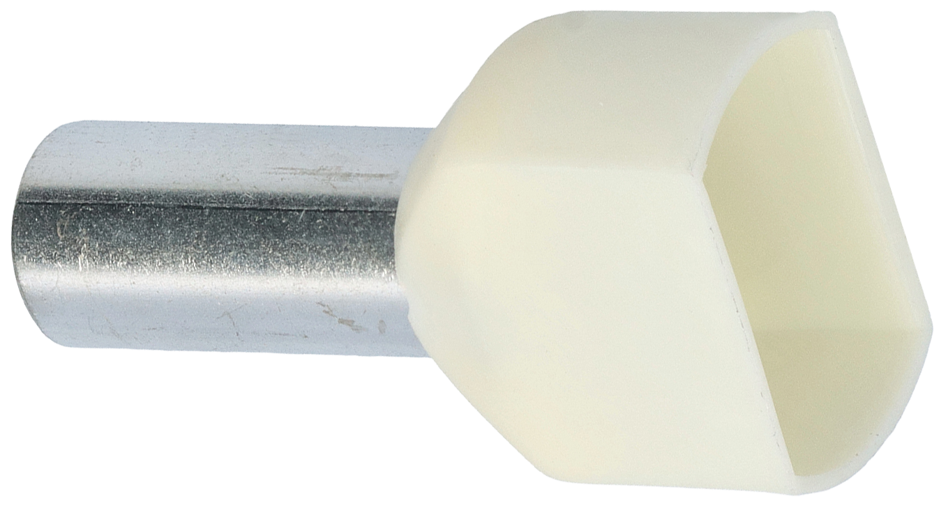 abiko Isol. endehylse 2 x 10,0mm2 abiko 10,0 tvill 100 stk