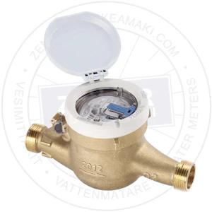 zenner-korkeamäki Cold water meter zenner dn20/190 mnk-n q3=4 m3/h 10l